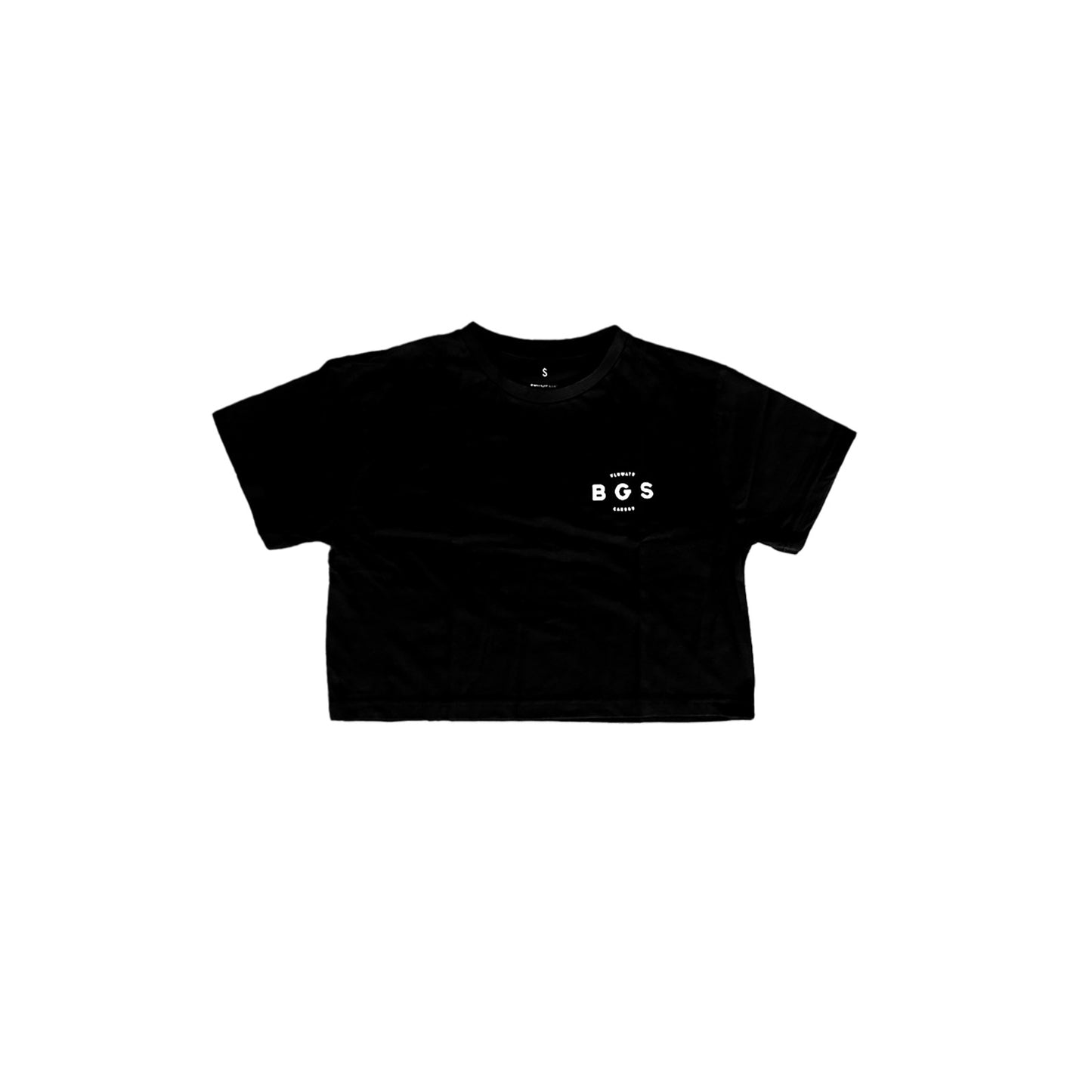 BGS Trippy Crop Tee Black