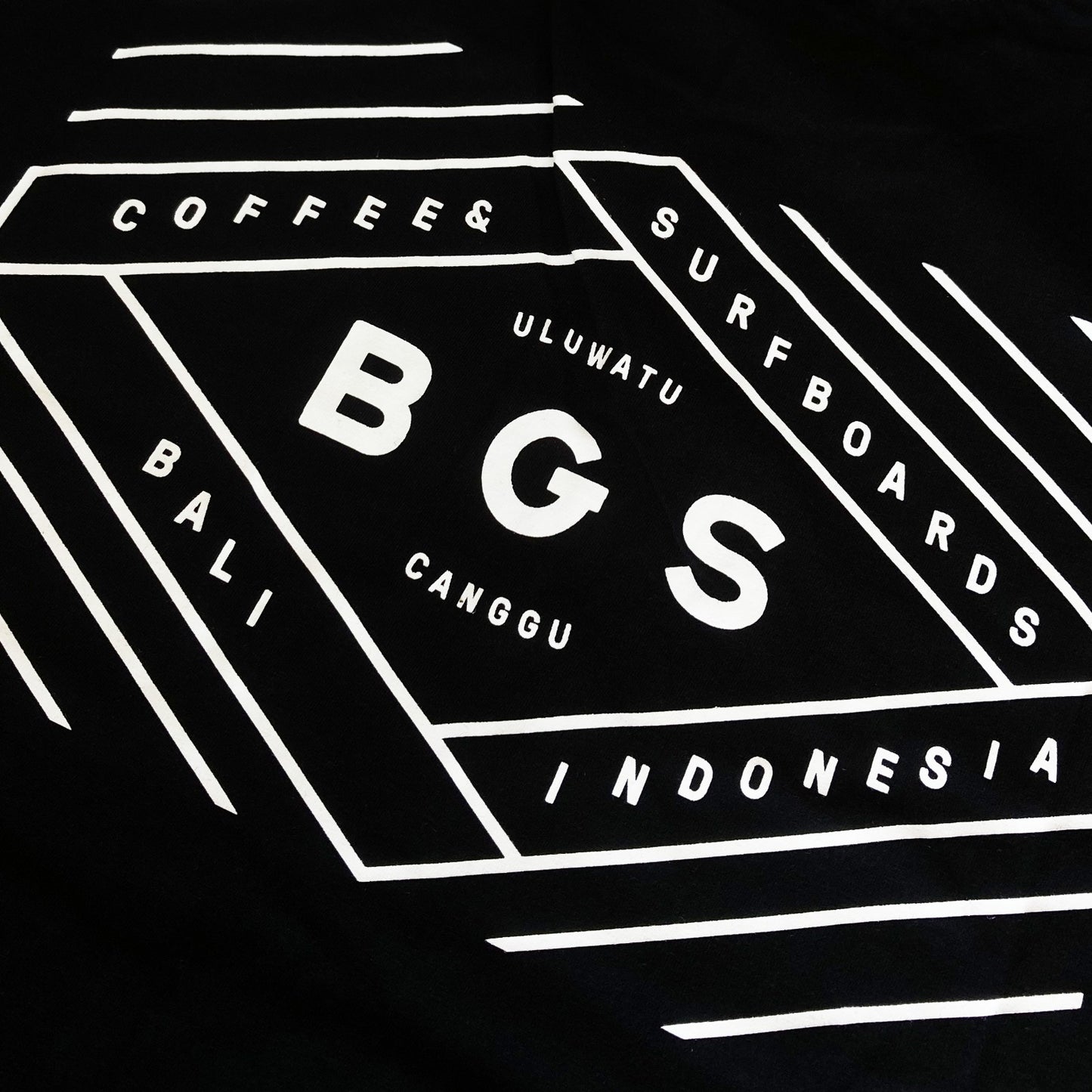 BGS Trippy Crop Tee Black