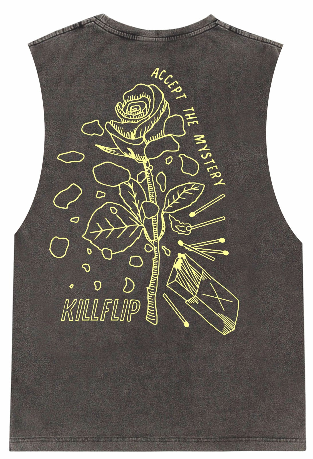 Mystery Muscle Tee Men - Blackwash