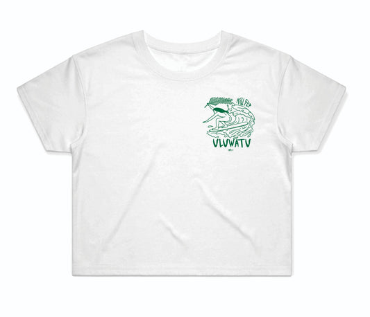 Uluwatu Crop Tee Women - White