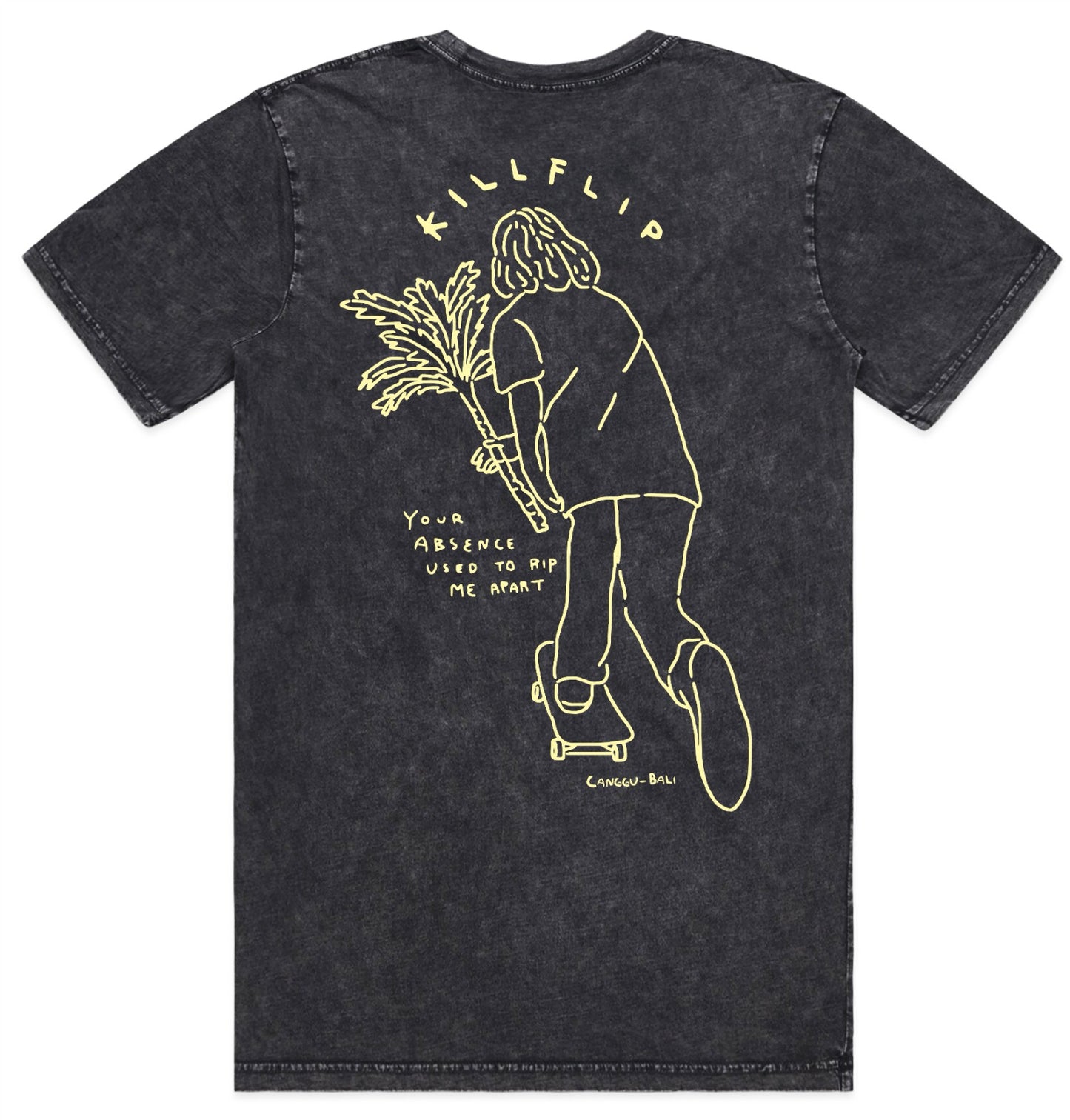 Skatepush Tee Men - Blackwash