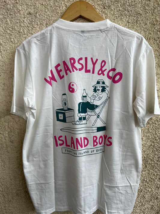 Wearsly MD Island Boys Tee Men - White