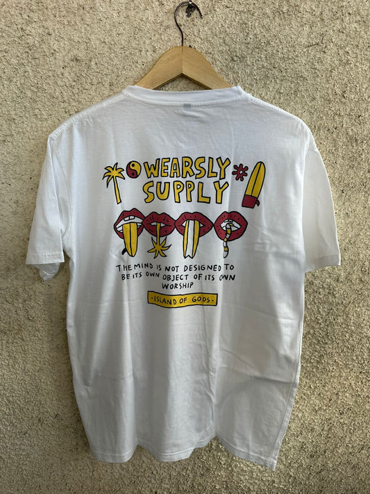 Wearsly MD Lips Palm Men - White