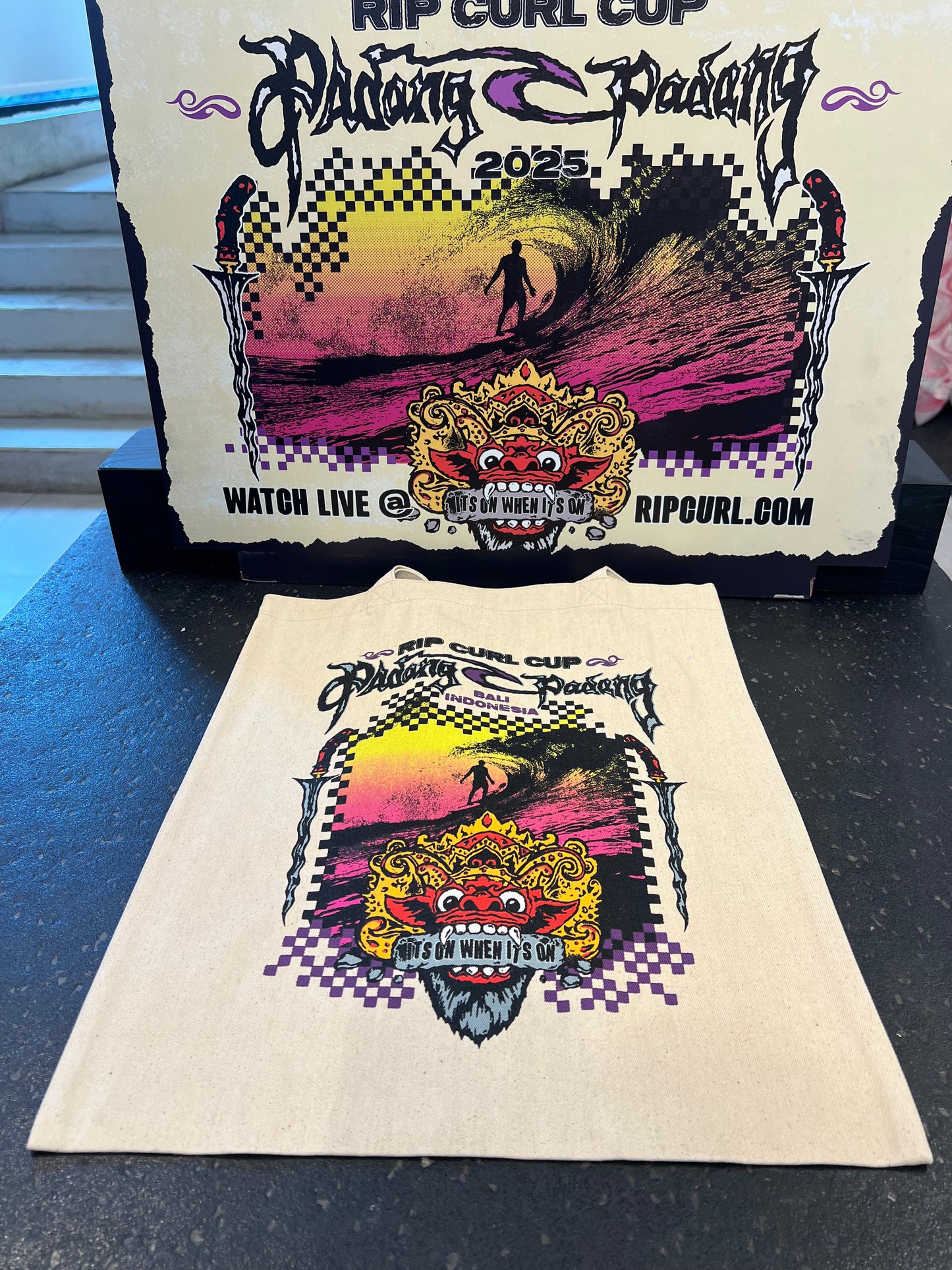 Padang Padang 25 Merch 3L Tote Bag - Beige