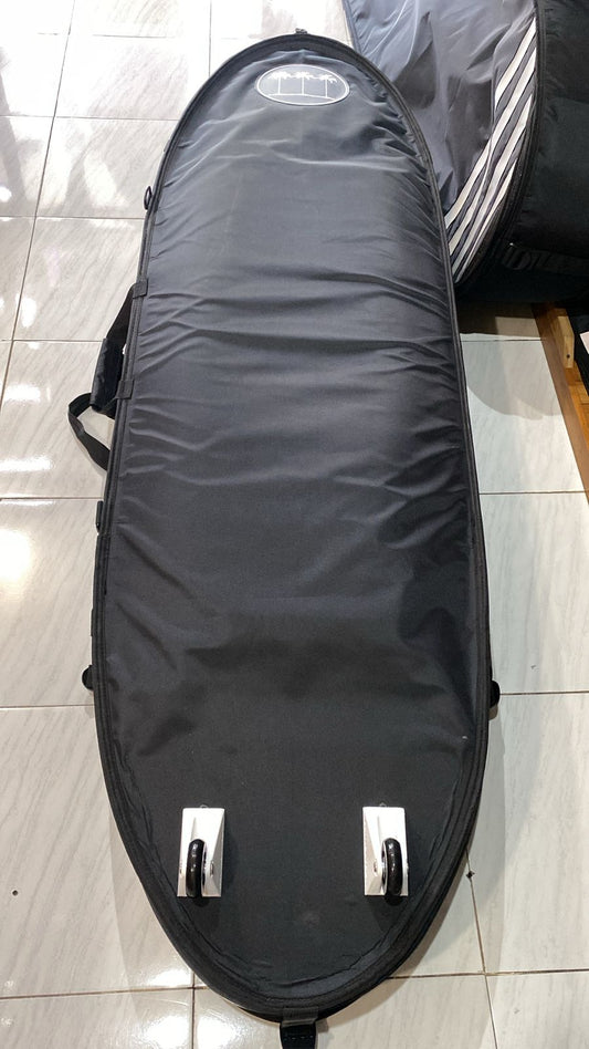PalmBayBali Coffin 5 Impact + Wheels  Boardbags - Black