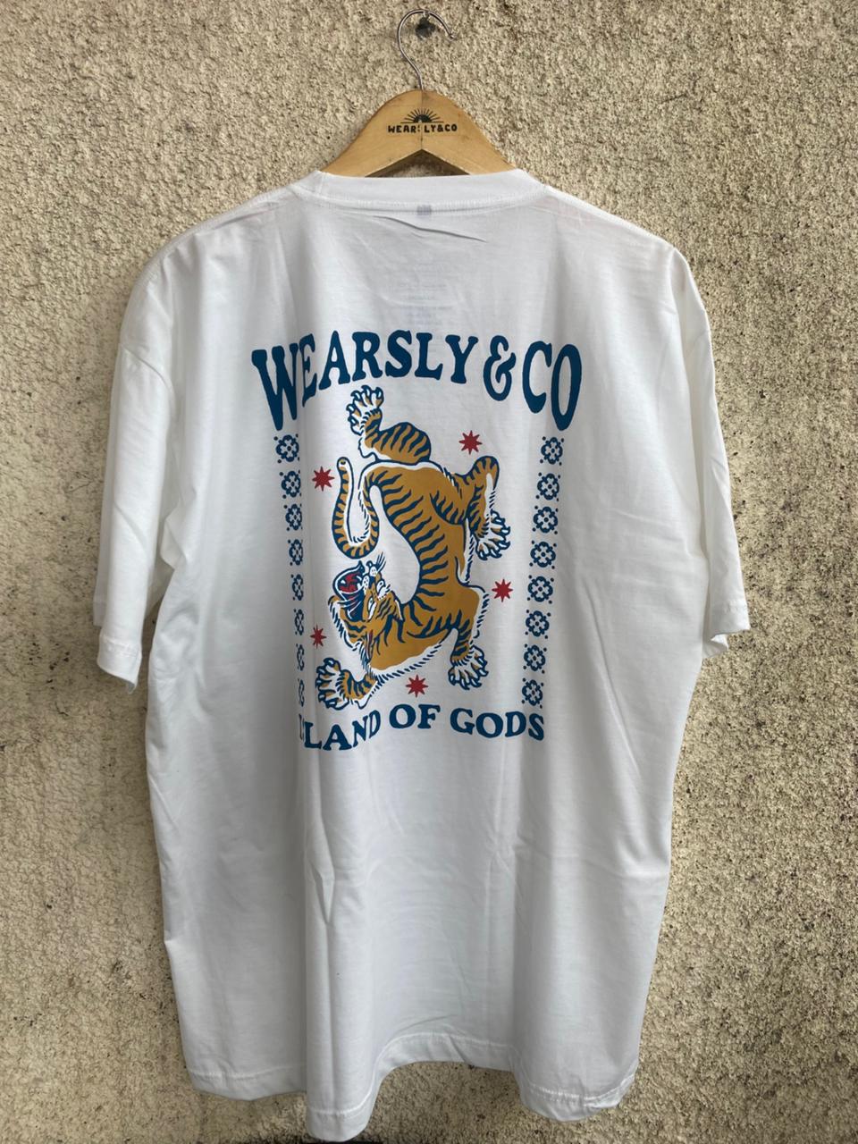 Wearsly MD Tiger Island Tee Men - White