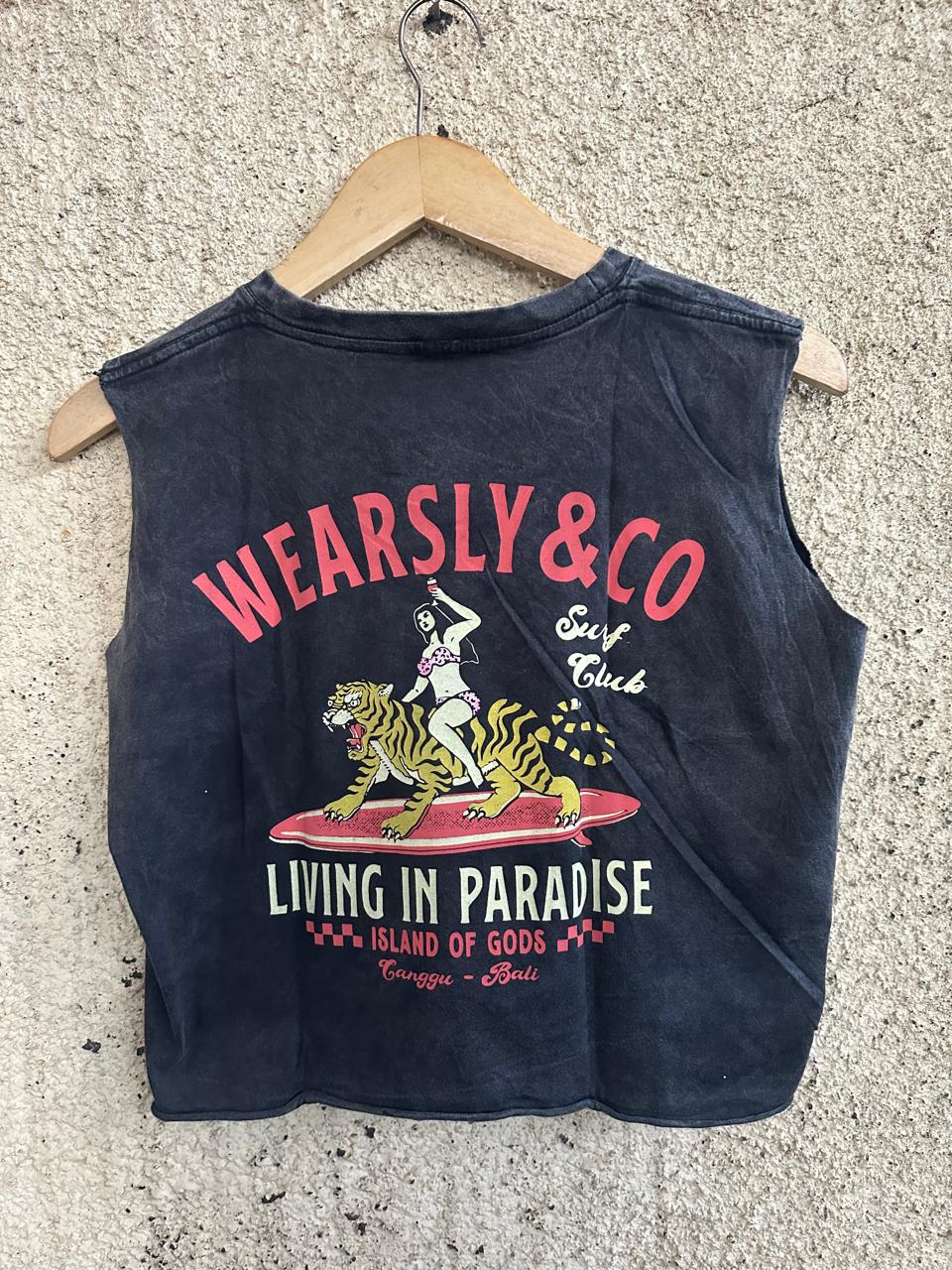 Wearsly AW Muscle Surf Tiger Women - Black