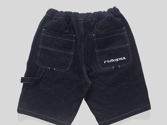 Rutopia Eternal 90 Denim Short Men - Black
