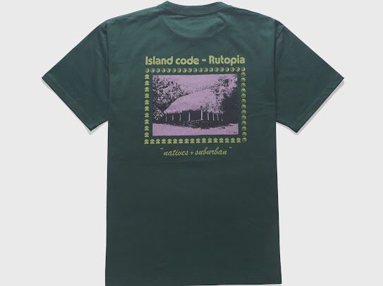Rutopia Save House Tee Men - Blue Stone