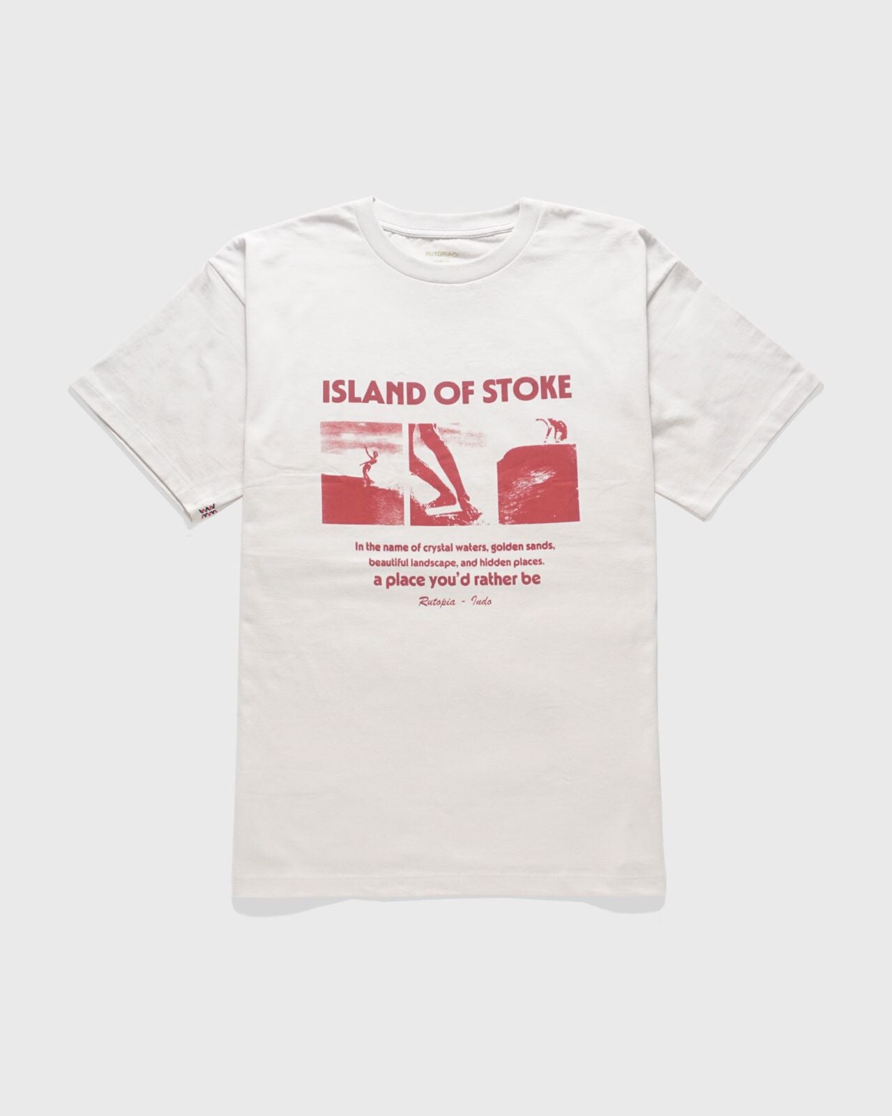 Rutopia Island of Stoke #2 Tee Men - Brown