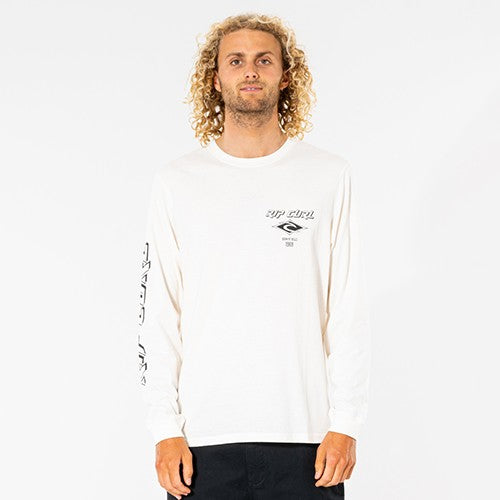 Fade Out Long Sleeve Tee - Washed Black