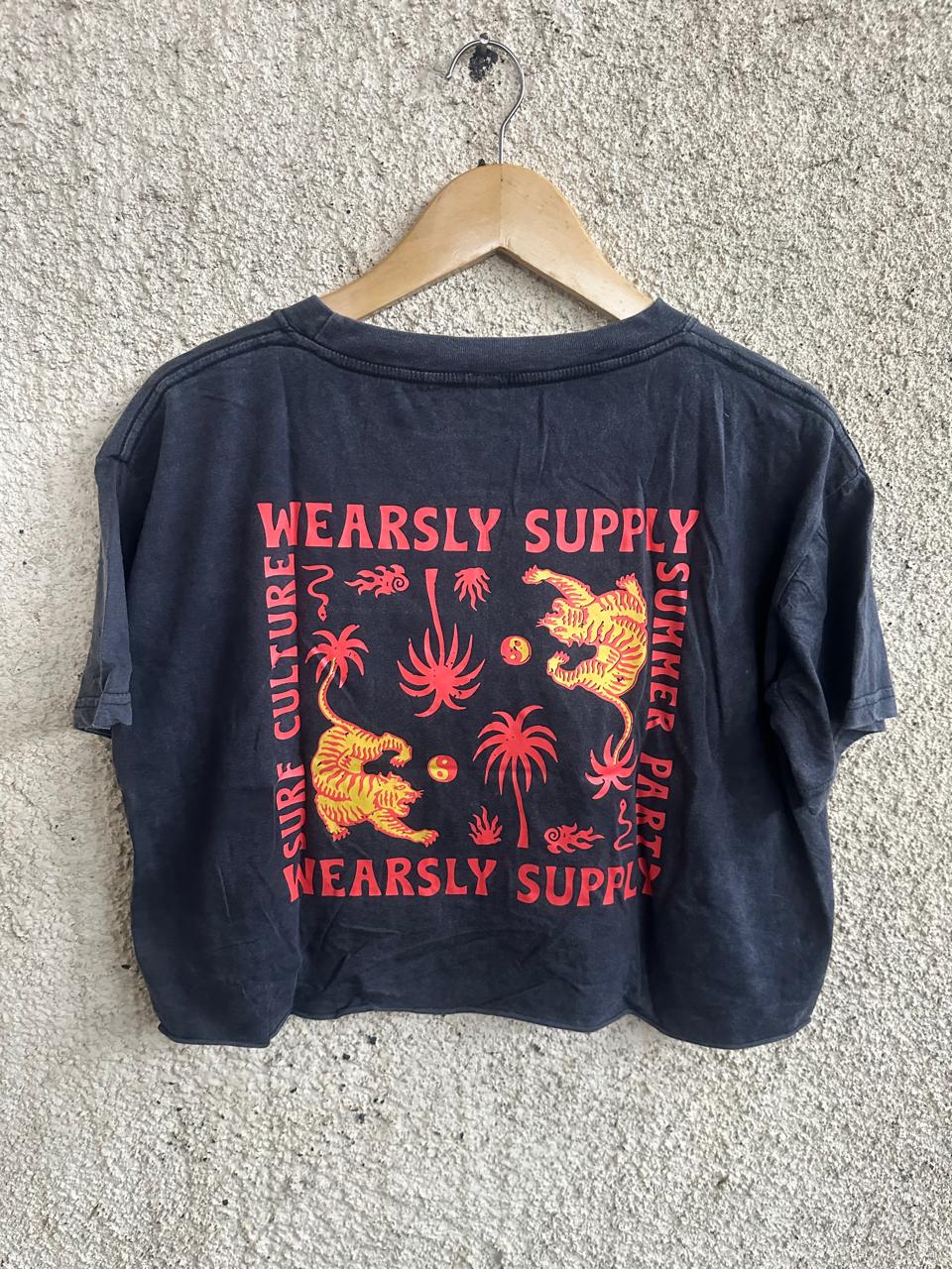 Wearsly AW Two Tiger Tee Women - Black