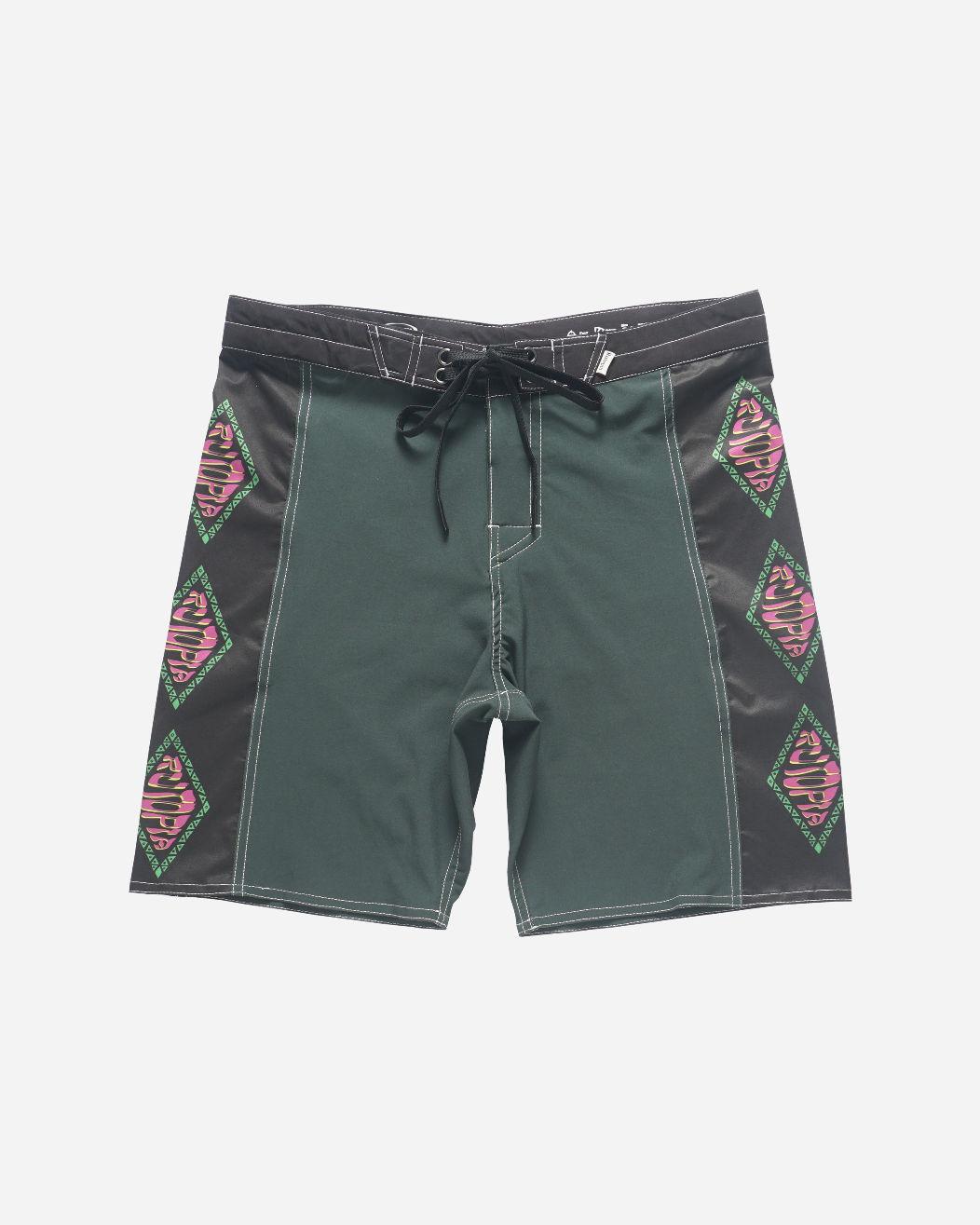 Rutopia Diamond Logo Boardshort Men - Green