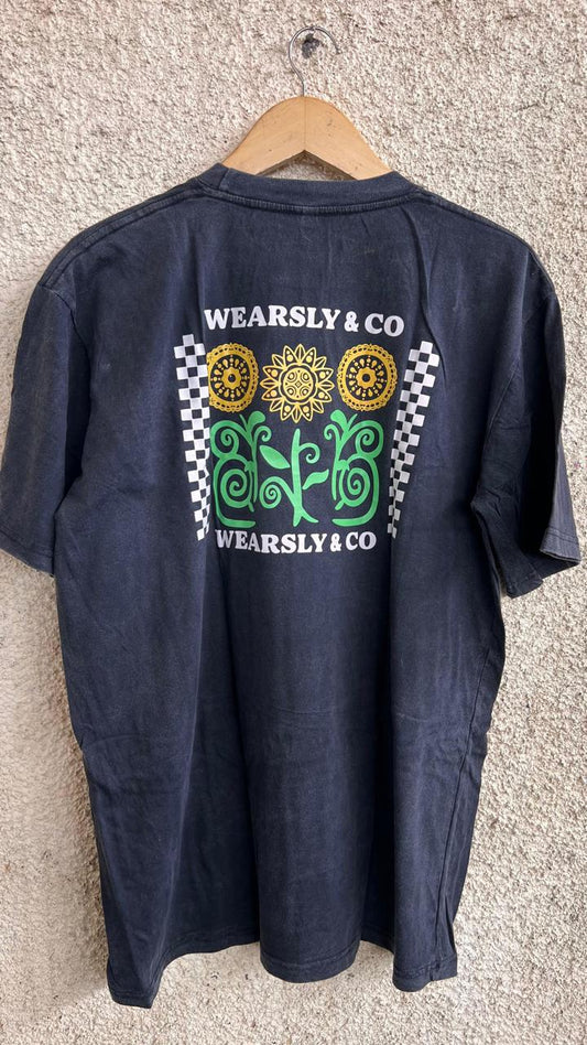 Wearsly MD Sun Flower Tee Men - Black