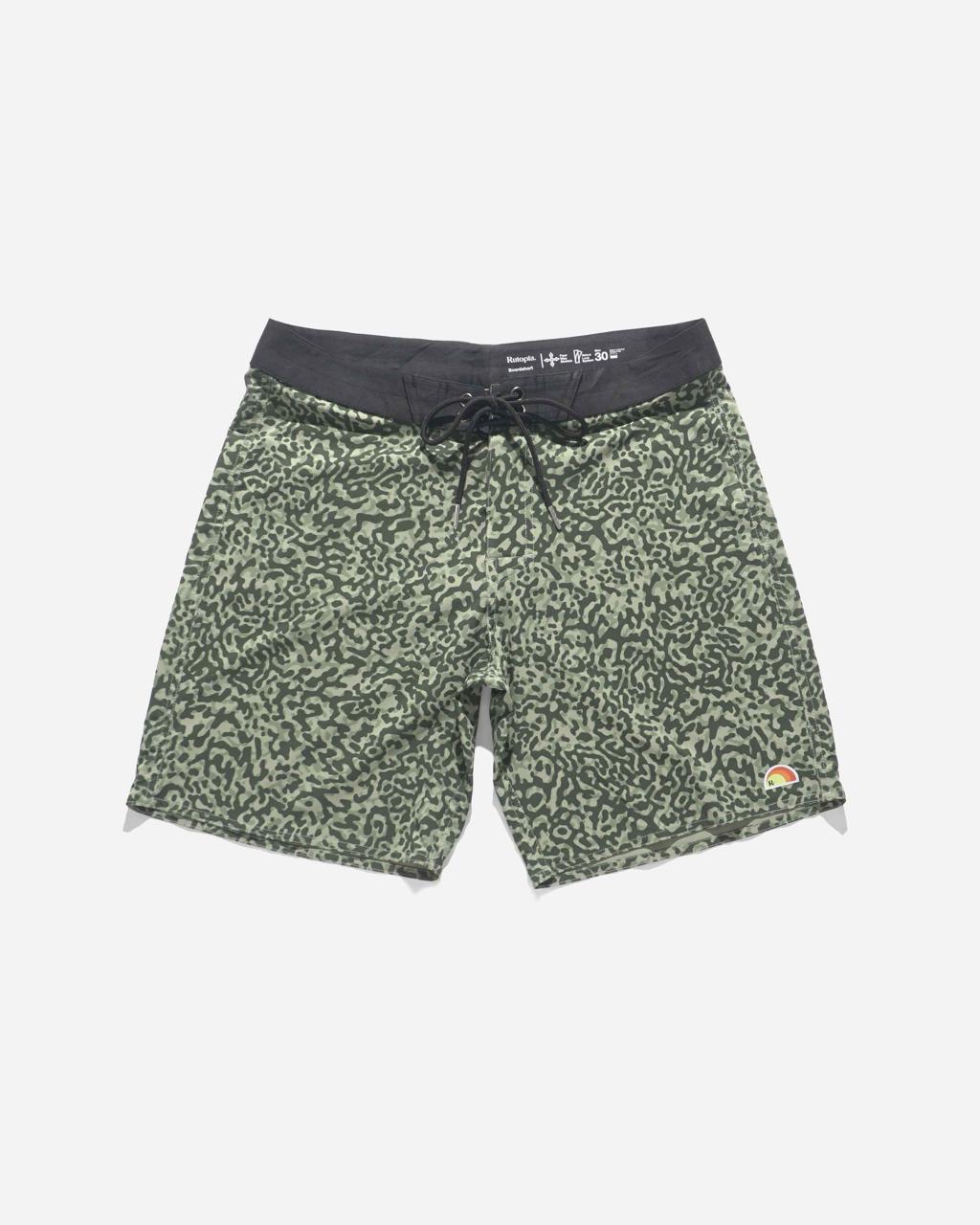 Rutopia Seaweed Alga Boardshort Men - Olive