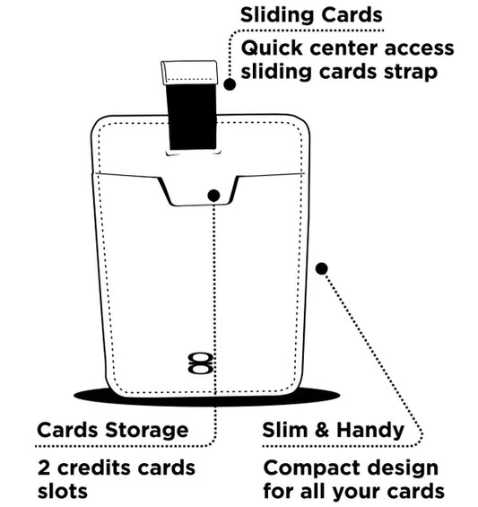 Draft8 Card Holder SIDE