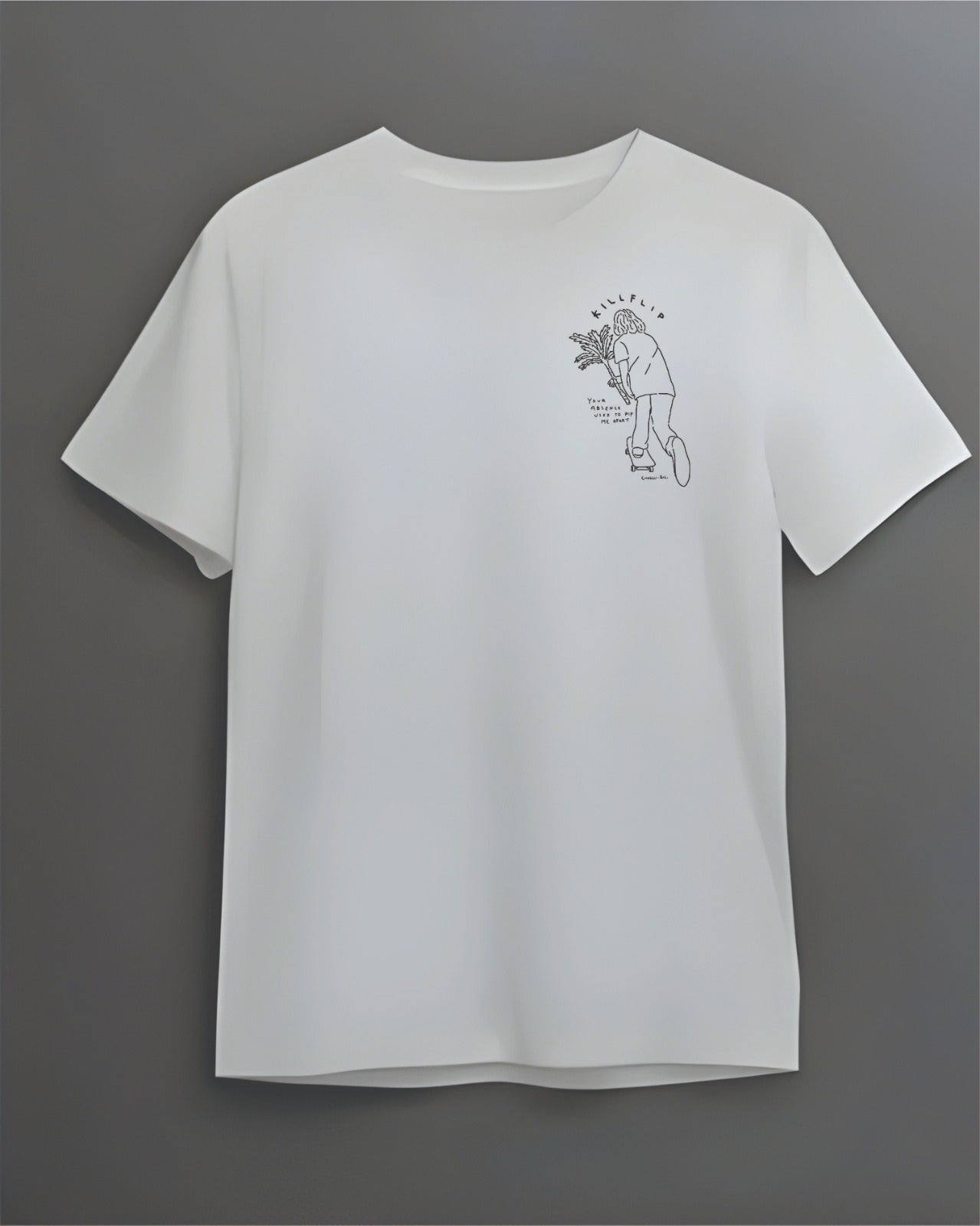 Skatepush Tee Men - White
