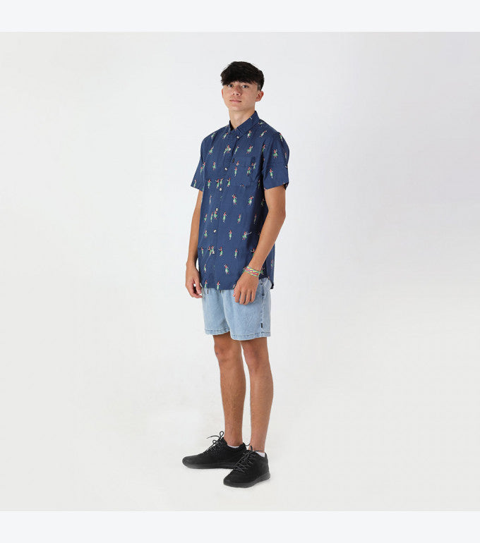 Vacation SS Shirt - Navy