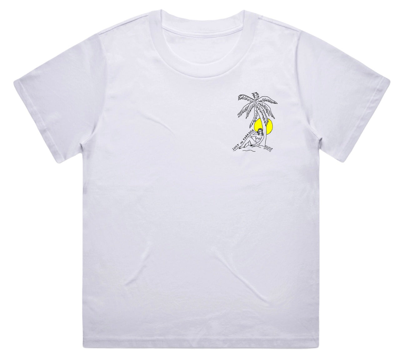Lust Paradise Tee Men - White