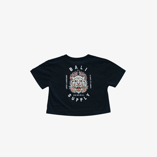 BGS Barong Crop Tee Black