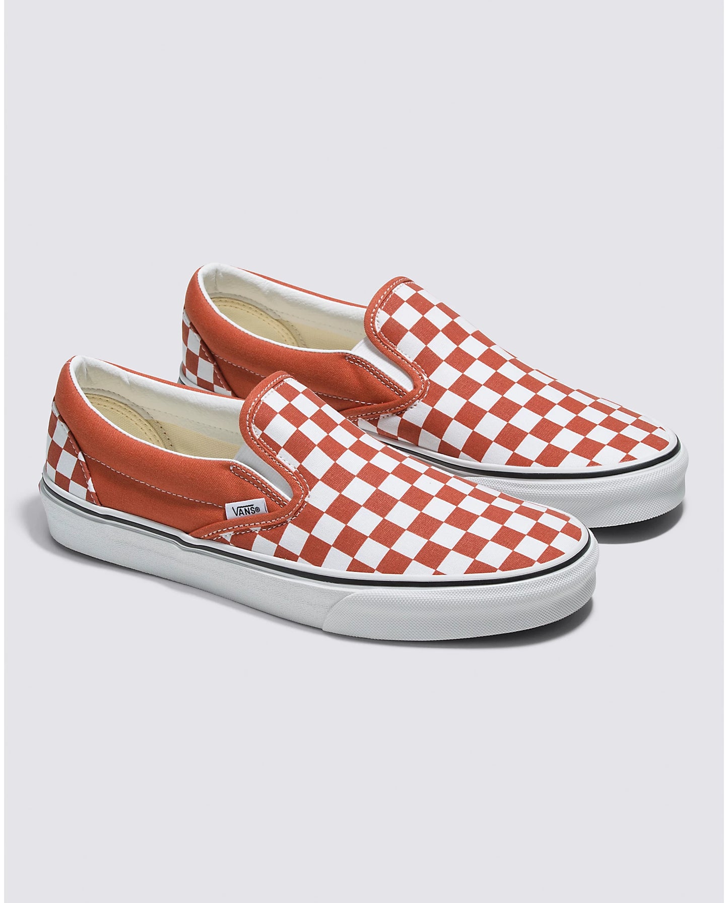 Original Vans Shoe Slip On - Checkerboard Burnt Ochre