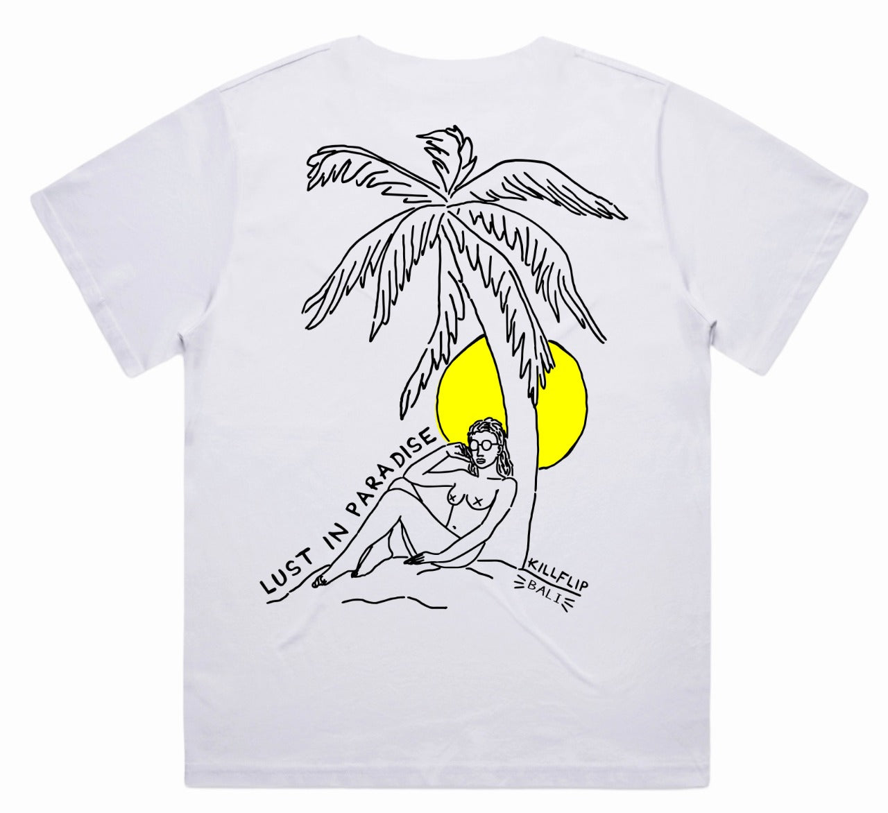 Lust Paradise Tee Men - White