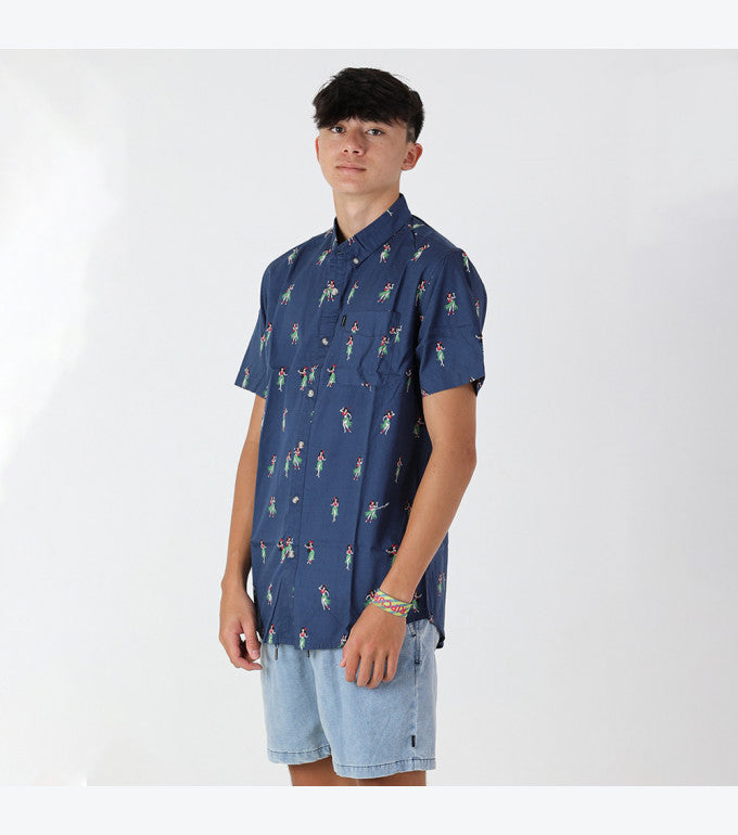 Vacation SS Shirt - Navy