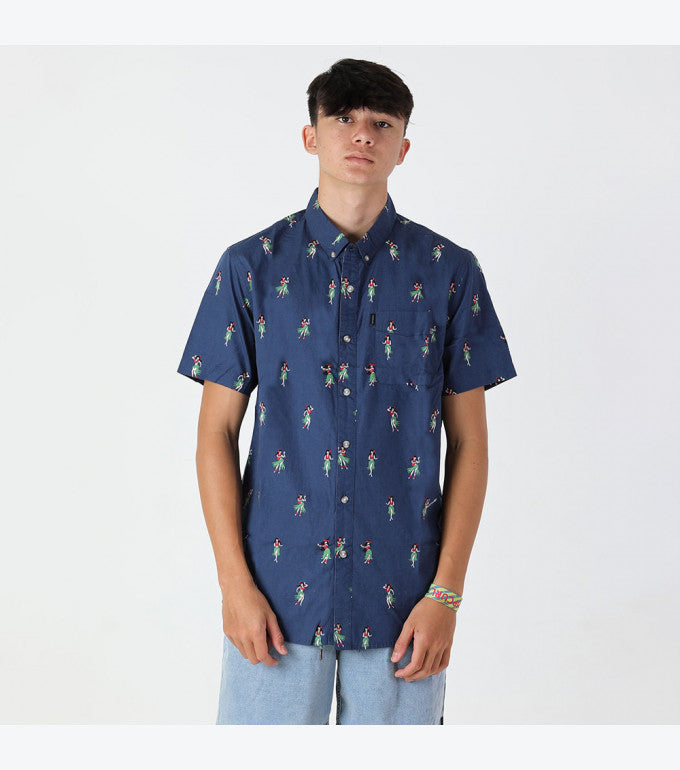 Vacation SS Shirt - Navy