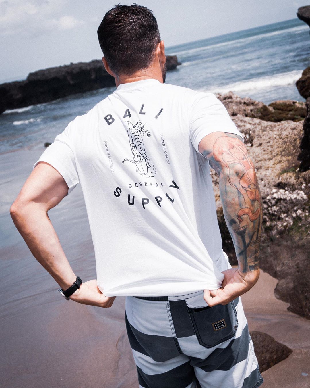 BGS Tiger++ Tee Men White