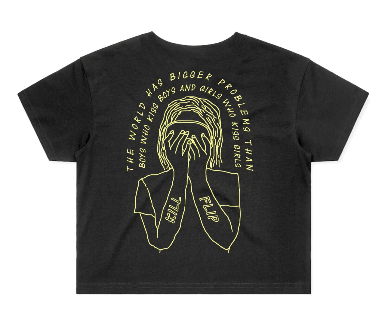 Bigger Problem Crop Tee Women - Various Color