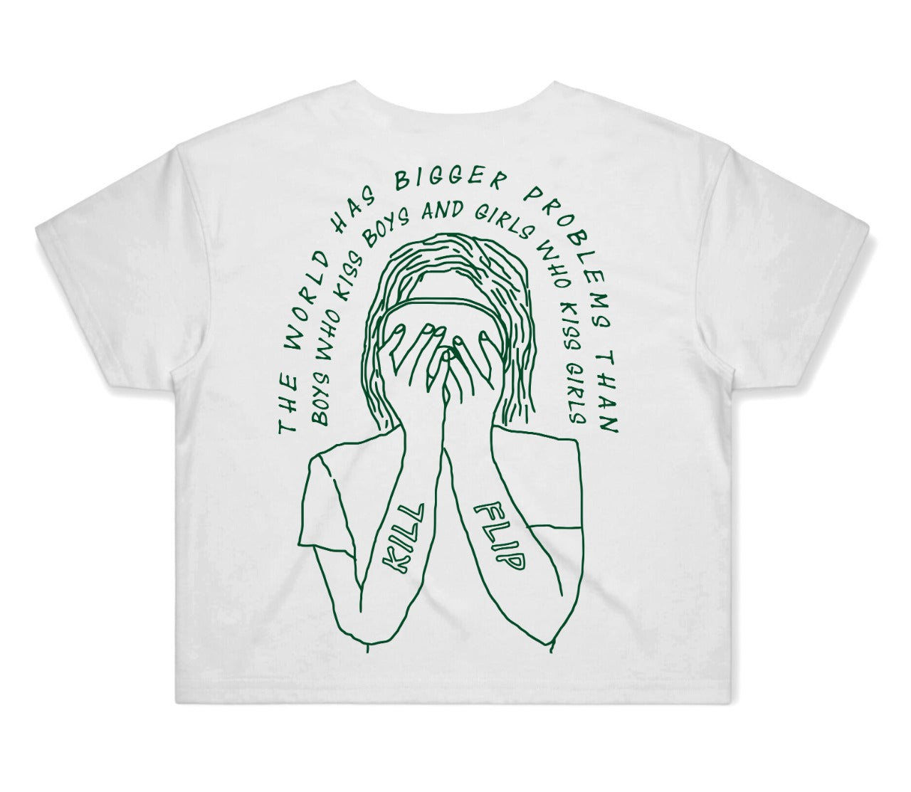 Bigger Problem Crop Tee Women - Various Color