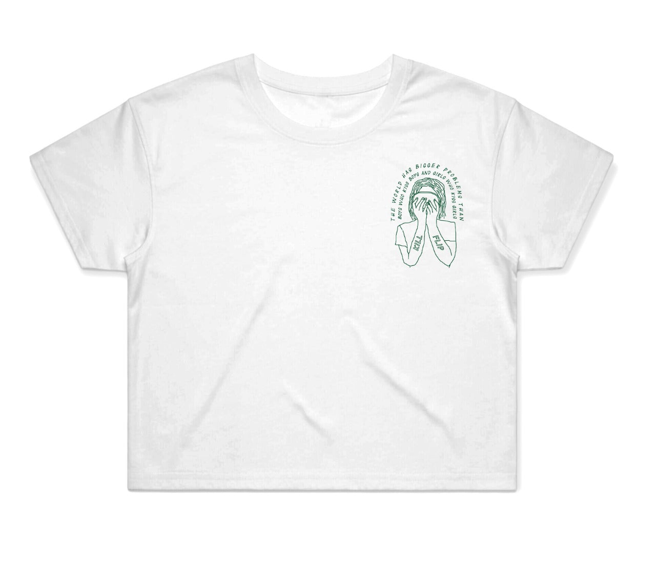 Bigger Problem Crop Tee Women - Various Color