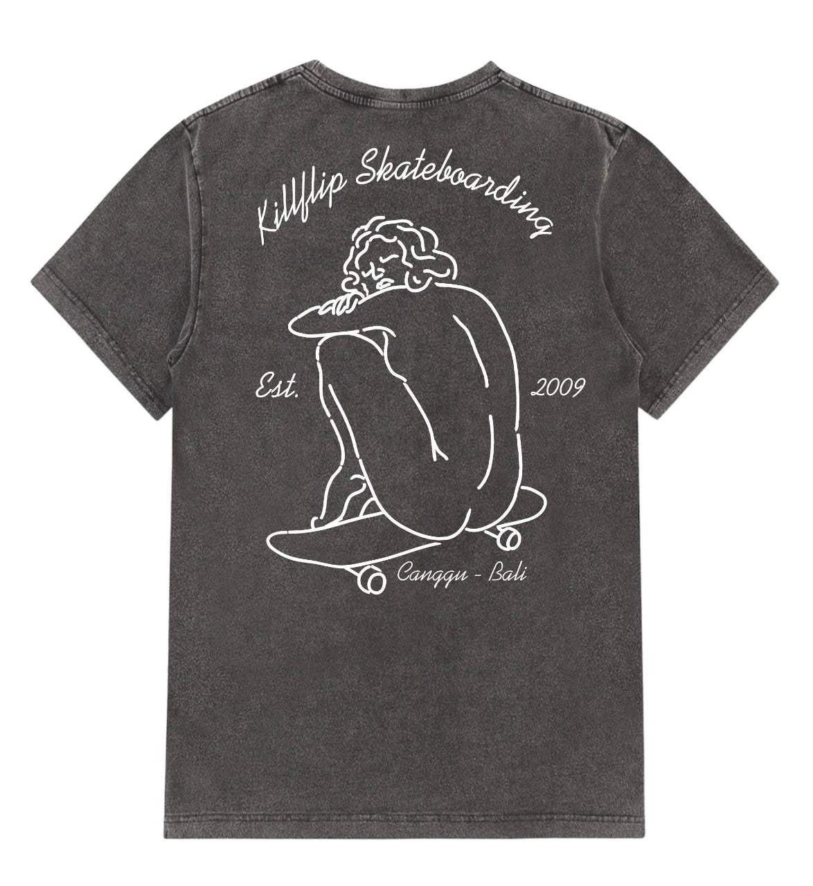 Canggu Skate Tee Men - Blackwash