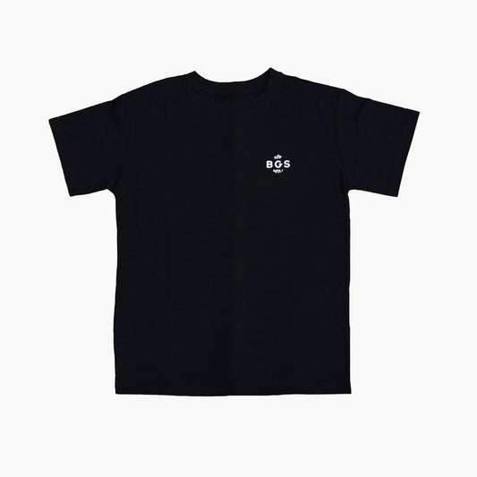 BGS Checkers Tee Black