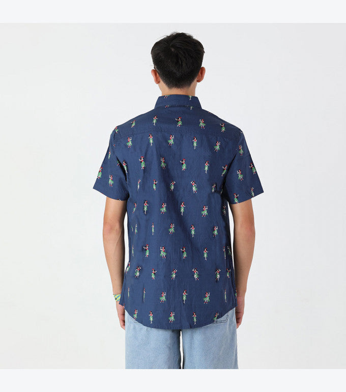 Vacation SS Shirt - Navy