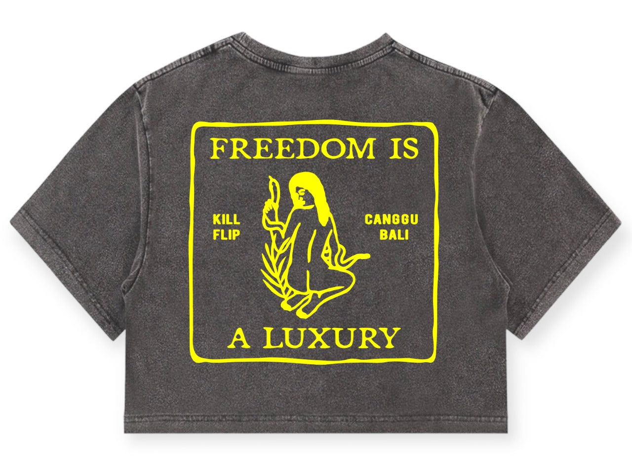 Freedom Crop Tee Women - Various Color