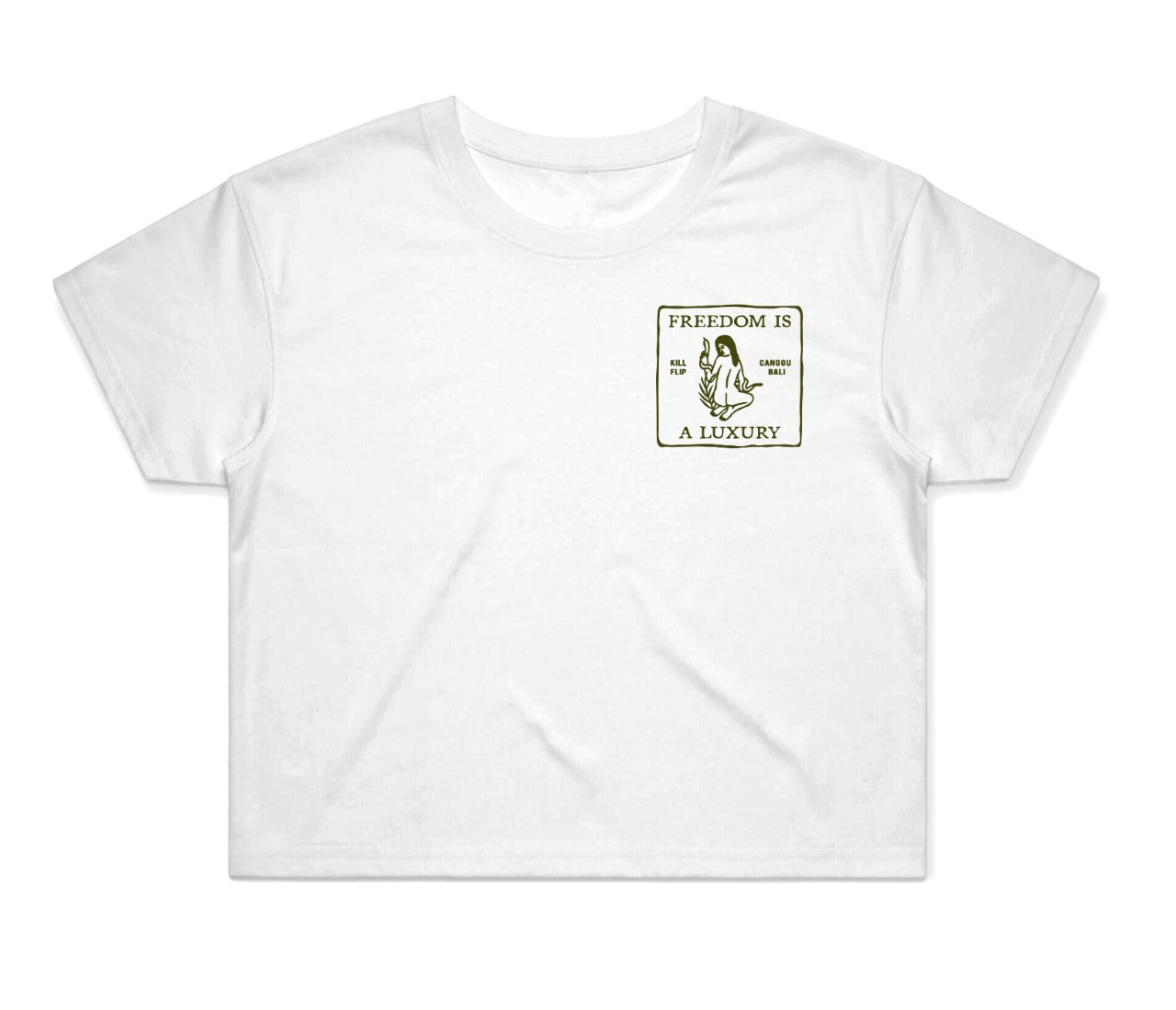 Freedom Crop Tee Women - Various Color