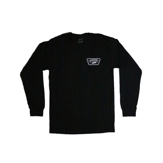 Original Vans Full Patch Back Long Sleeve - Black