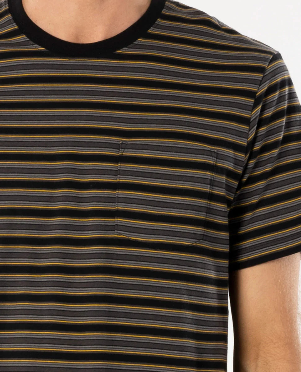 Rails Stripe Tee - Black