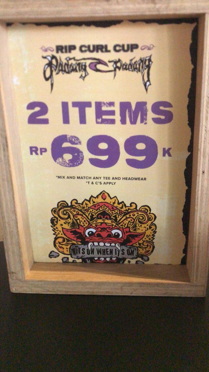 Ripcurl Padang-Padang 2025 (Buy 2 for 699K). Tshirt Collection