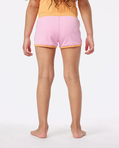 Sunkiss Dream Boardshorts - Girls (1-8 Years) - Bright Pink