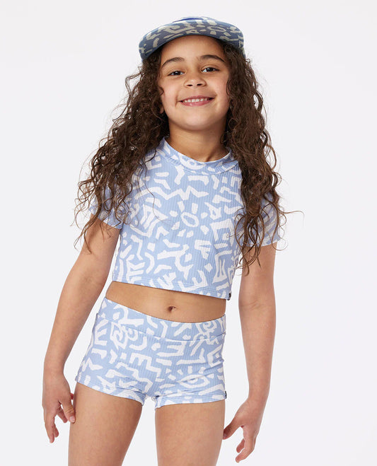 Search Bikini - Girls (1-8 years) - Spray Blue