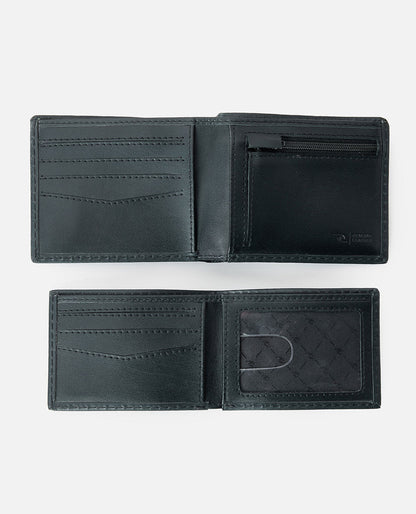 Classic Surf RFID 2 In 1 Wallet - Black