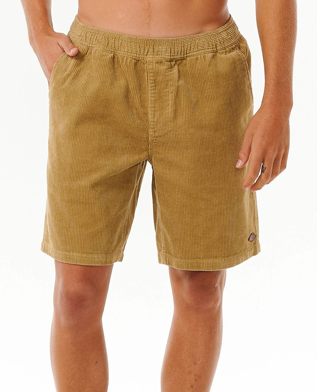 Classic Surf Cord Volley Short - Dark Khaki