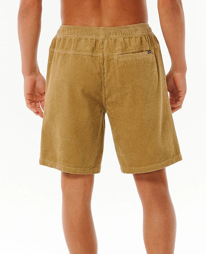 Classic Surf Cord Volley Short - Dark Khaki