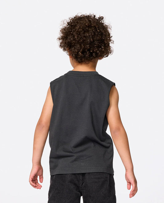 Artist Of The Search Ty Williams Muscle - Boys (1-8 years) - Washed Black