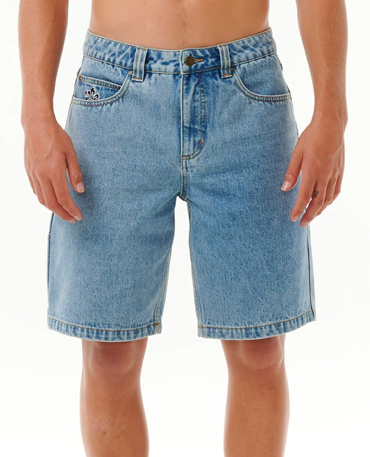 Super Computer Denim Walkshort - Washed Blue