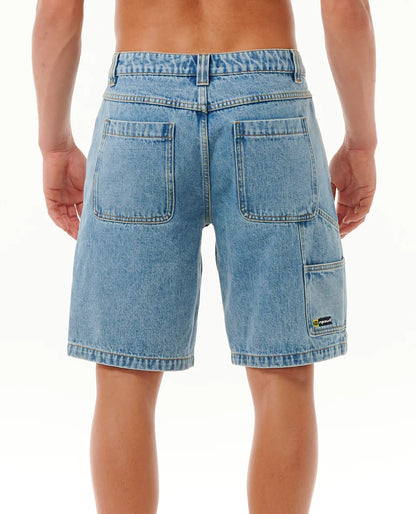 Super Computer Denim Walkshort - Washed Blue