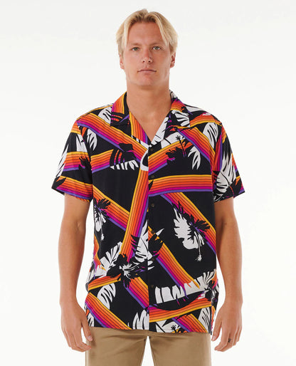 Surf Revival Hoffman Short Sleeve Shirt - Black