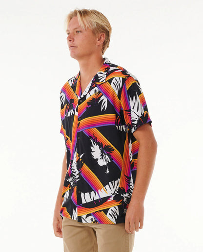 Surf Revival Hoffman Short Sleeve Shirt - Black